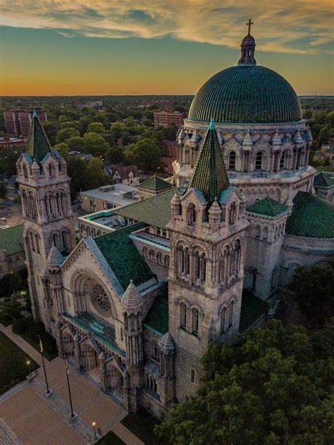 Cathedral Basilica of Saint Louis, St. Louis, Missouri, USA. Built over ...