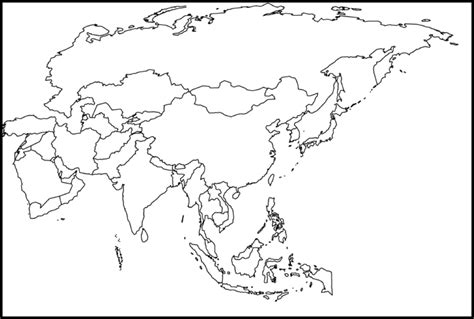 Middle East, South Asia, East Asia, and Southeast Asia political map part 2 (final) Diagram ...