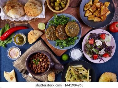 Arabic Cuisine Egyptian Breakfast Beans Middle Stock Photo (Edit Now ...