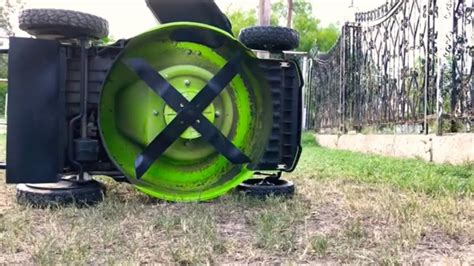 Greenworks 60v Self Propelled Lawn Mower X Blade Full Video - YouTube