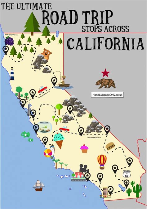 Map Northern California Tourist Attractions – Map Of Usa District - Northern California ...