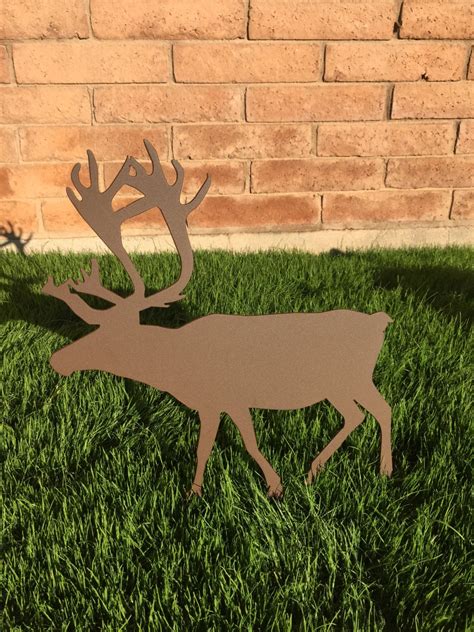 Reindeer 14 Metal Yard Art Christmas Lawn Decor Outdoor