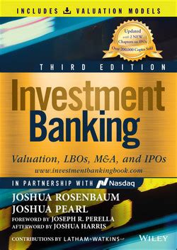 Investment Banking, 3rd Edition[Book]