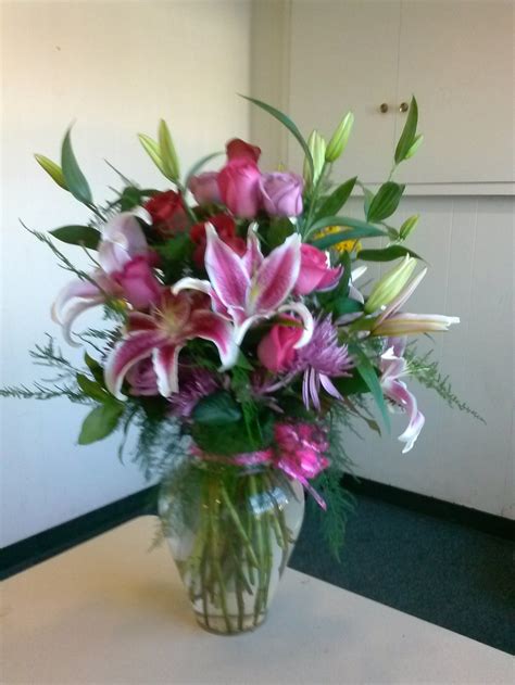 Stargazer lily arrangement | Special Occasion Arrangements | Pinterest