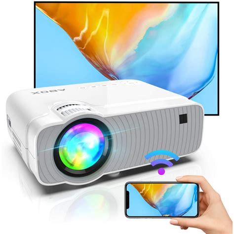 【2020 Lastest Version】Outdoor Movies Projector, Bomaker WiFi Mini Ultra ...