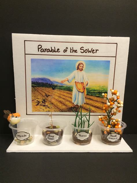 Parable of the Sower - Craft - SundaySchoolist