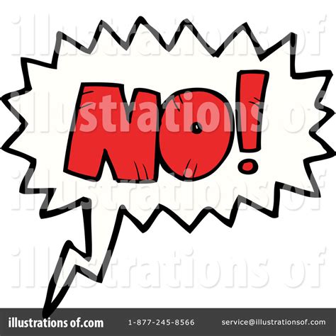 Word No Clipart #1191152 - Illustration by lineartestpilot