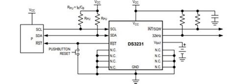 Ds3231 Rtc Module Circuit Diagram