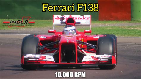 Ferrari F138 | V8 Engine | Pure Sound, Downshifts | Imola Circuit | F1 ...