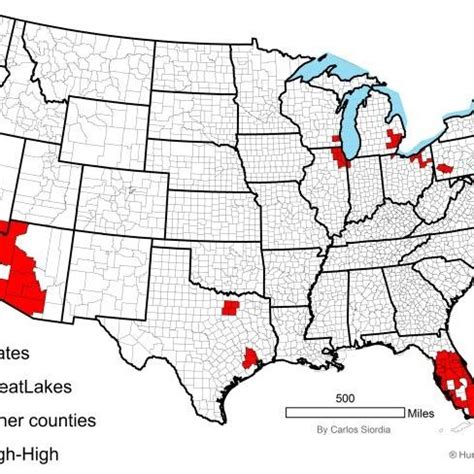 County " HH " Clustering of Population Age 65 and above | Download ...