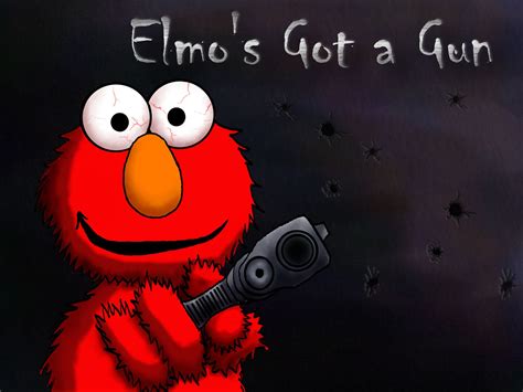 Gangster Elmo Wallpaper