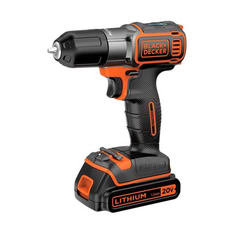 Black & Decker® BDCDE120C - 20V Cordless Lithium Drill/Driver with Autosense Technology ...