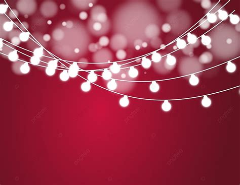 Christmas Background With Xmas Lights, Bulb, Illuminated, Wallpaper ...