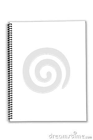 Blank Spiral Notebook Stock Images - Image: 12197104