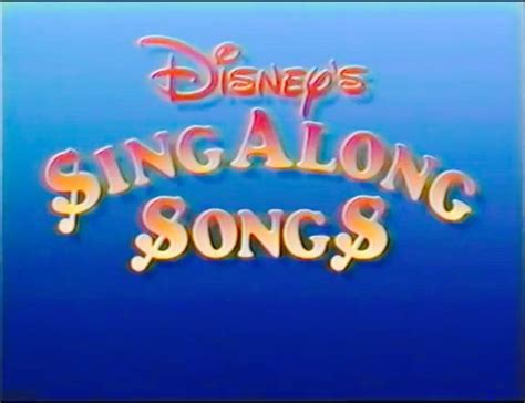 List of Volumes from First Series of “Disney’s Sing-Along Songs” (1986-1989) – Disney Movies List