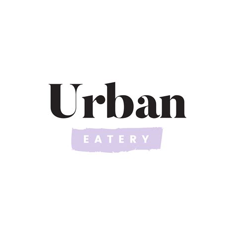 Simple urban eatery logo vector - Download Free Vectors, Clipart Graphics & Vector Art