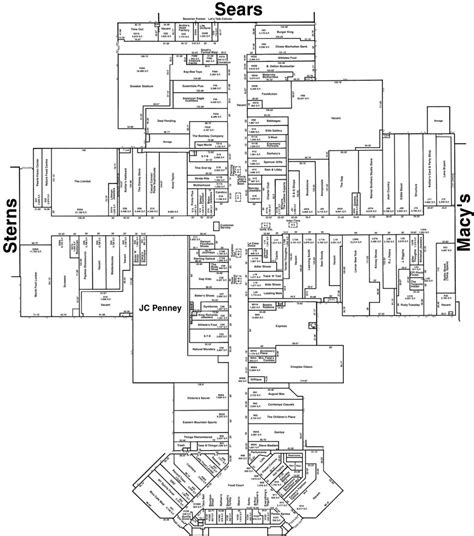 Smith Haven Mall Map – Map Of The Usa With State Names