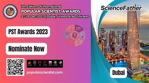 7th Edition Of International Popular Scientist Awards | 27-28 Dec 2023| Dubai, United Arab ...