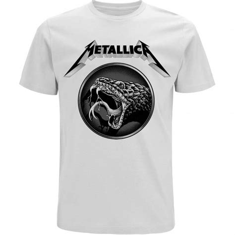 Metallica - Unisex T-Shirt: Black Album Poster - white > Zboží > Trička ...