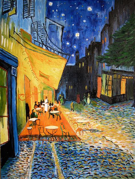 my mimicry of van Gogh's Cafe Terrace at Night | Yumian Deng | Flickr