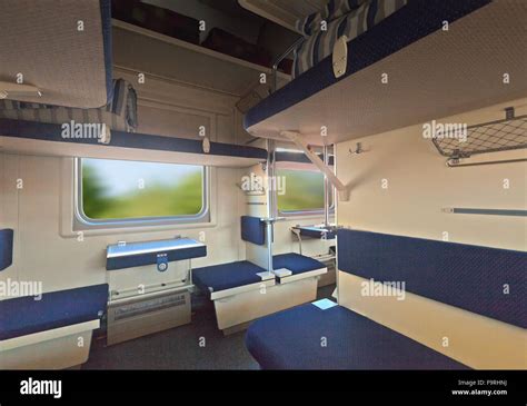 Interior of sleeper train. Nobody Stock Photo, Royalty Free Image: 92102574 - Alamy