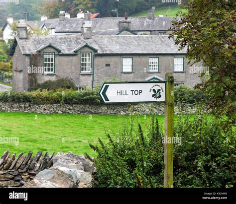 Hill Top Farm, the home of Beatrix Potter at Near Sawrey, Cumbria, Lake ...