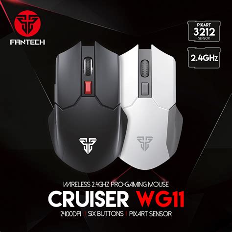 FANTECH (WG11)-FANTECH 2.4 G WIRELESS MOUSE 2400 DPI