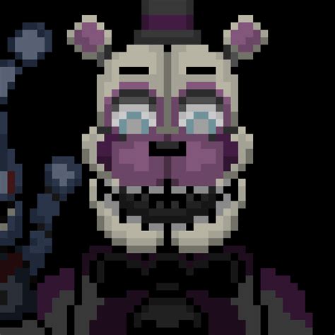 Funtime freddy glitching pixel art