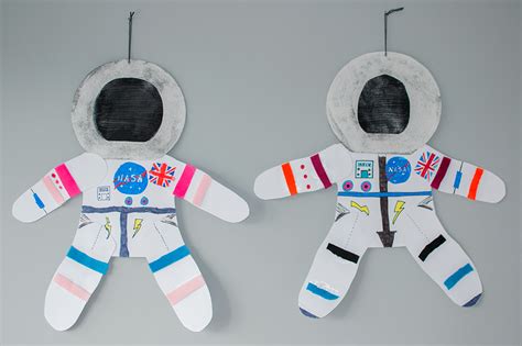 Kid's Crafts: Making Astronauts For Space Week - Let's Do Something Crafty