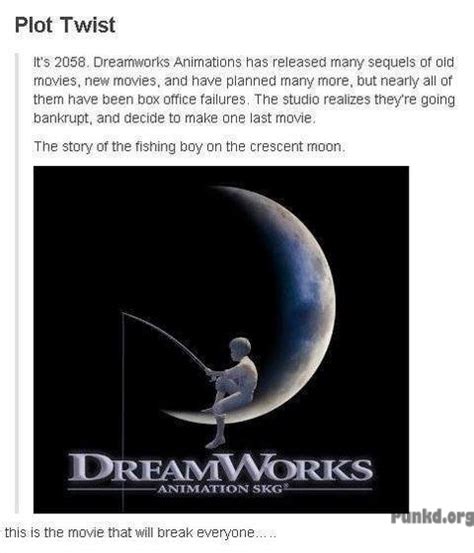 The Story Of The Fishing Boy On The Crescent Moon | DreamWorks Animation | Know Your Meme