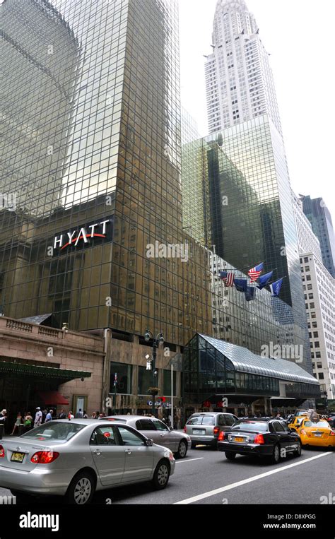 Hyatt hotel, New York City, USA Stock Photo - Alamy