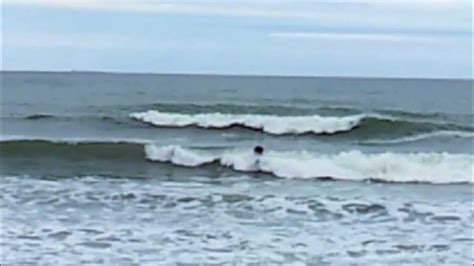 Surfing, North Beach, Hampton NH - YouTube