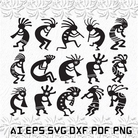 Kokopelli Svg Kokopeli Svg Nature Svg Native Flute SVG - Etsy