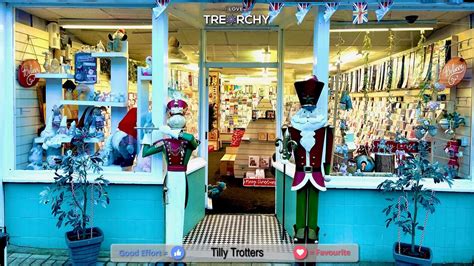 The beautiful Christmas window displays in the town once voted Britain ...