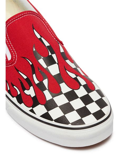 RARE VANS Slip On Red Paint Drip Checkerboard Sneakers Sz Men's Shoes SK8 | atelier-yuwa.ciao.jp