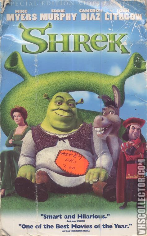 Shrek Vhs Label