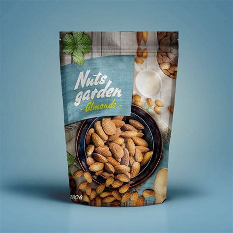 Almond Packaging Design | Best Dry Fruits Packet Designs in 2021