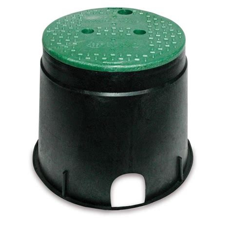 NDS 0-in L x 10-in W x 11.63-in H Round Irrigation Valve Box at Lowes.com