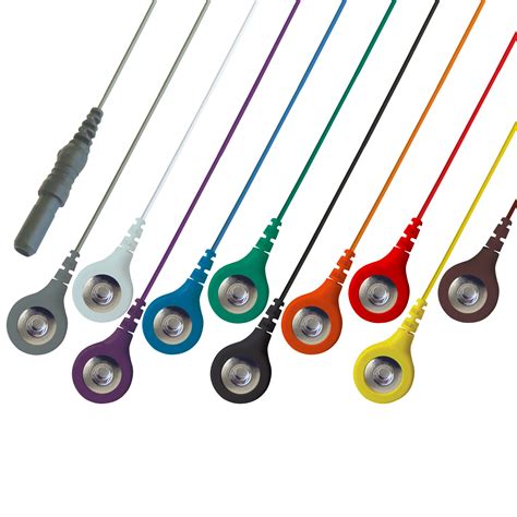 Compumedics Snap on electrodes - multicolor 110" (10/pkg ...