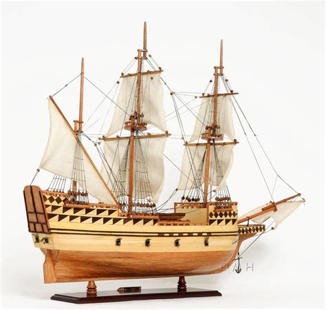 Mayflower 1620 Plymouth Pilgrim's Wood Ship Model 31" Sailboat ...