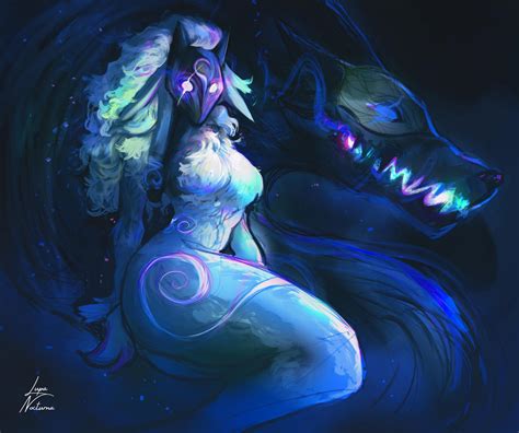 Kindred Splash art by Ladylupaa on DeviantArt