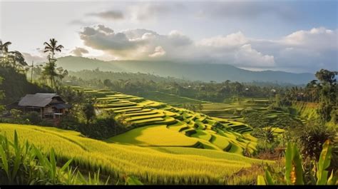 Premium Photo | The rice fields of ubud, bali