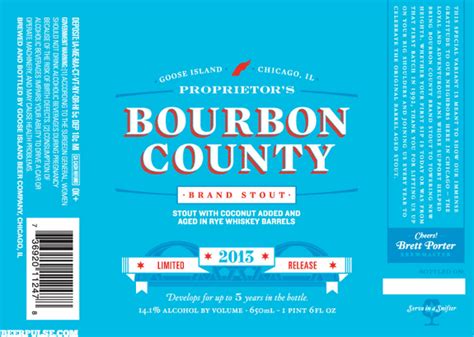 Goose Island Bourbon County Brand Stout and variants unveiled for ...