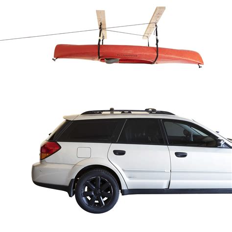 Buy HARKEN - Kayak Overhead Garage Storage Hoist, Self-Leveling, Safe ...