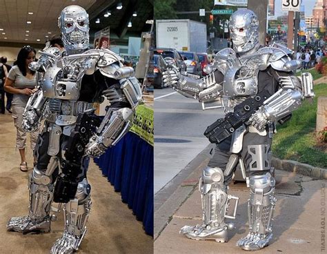 Terminator Endoskeleton Cosplay by Peter Kokis of Brooklyn RobotWorks