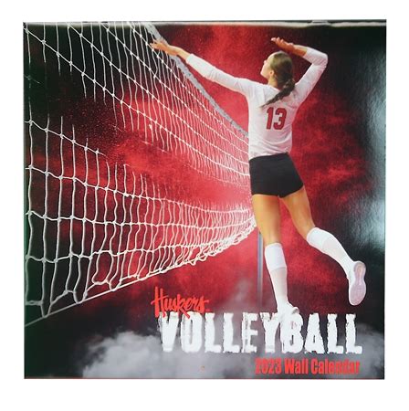 2023 Nebraska Volleyball Wall Calendar Buss