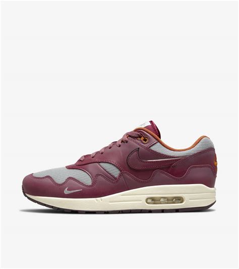 Air Max 1 x Patta 'Night Maroon' (DO9549-001) Release Date. Nike SNKRS