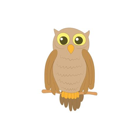 Halloween owl icon in cartoon style 14424720 Vector Art at Vecteezy