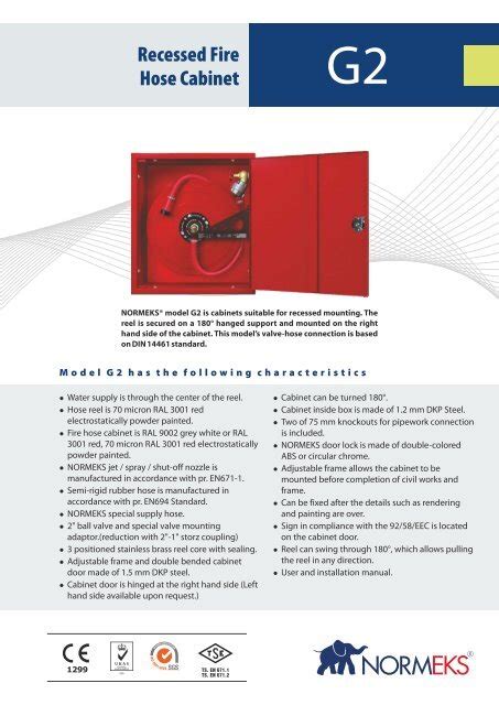 Fire Hose Reel Cabinet Standard Size Chart Pdf - Infoupdate.org