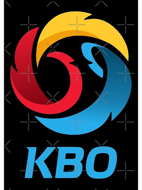 "KBO Logo Korean Baseball" Poster for Sale by bambyhbw | Redbubble